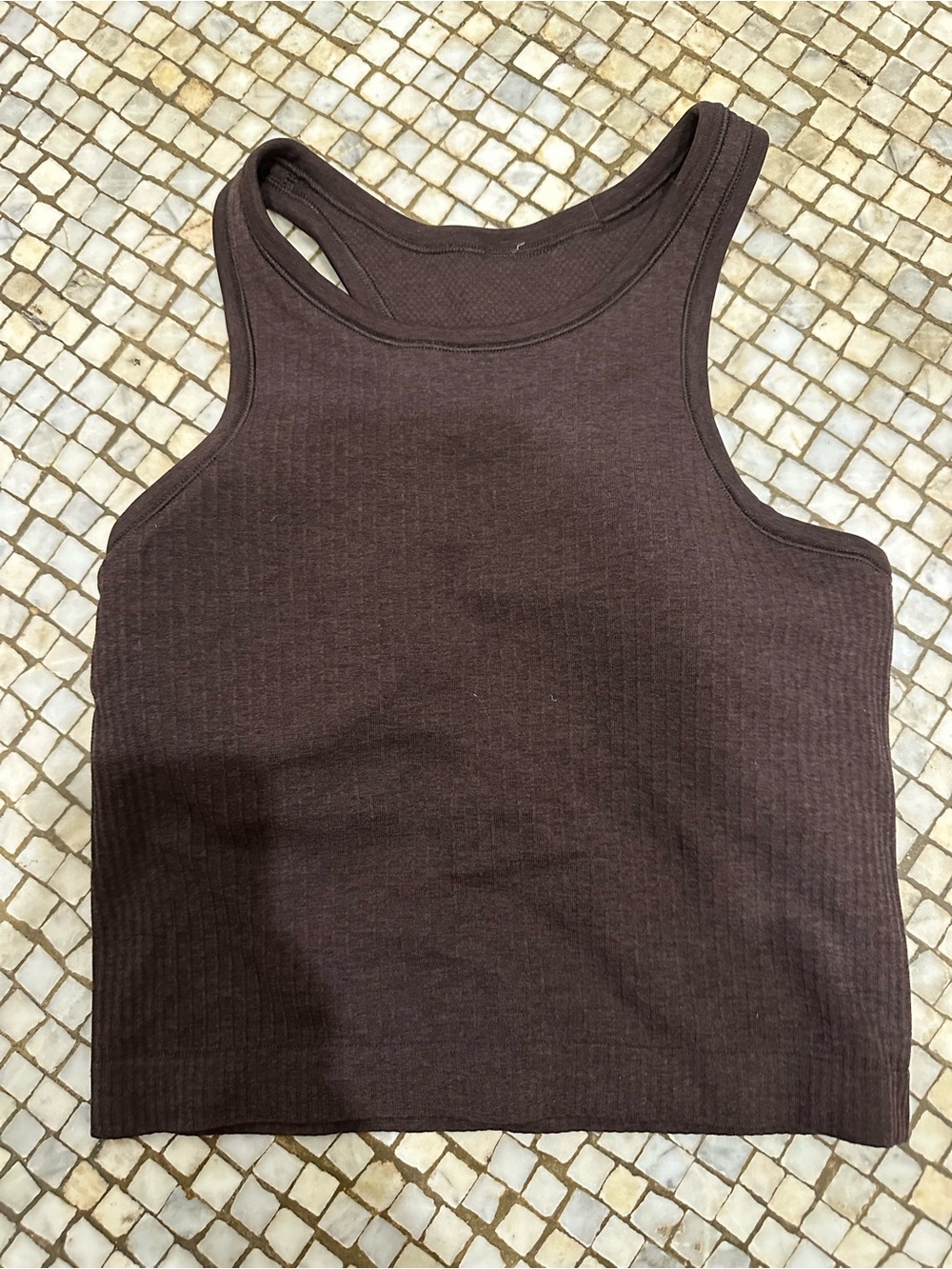 Lululemon Ebb to Street Cropped Racerback Tank Top